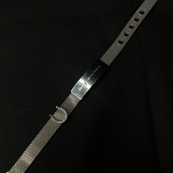 Silver Belt Bracelet with Charms - Picture 2 of 5